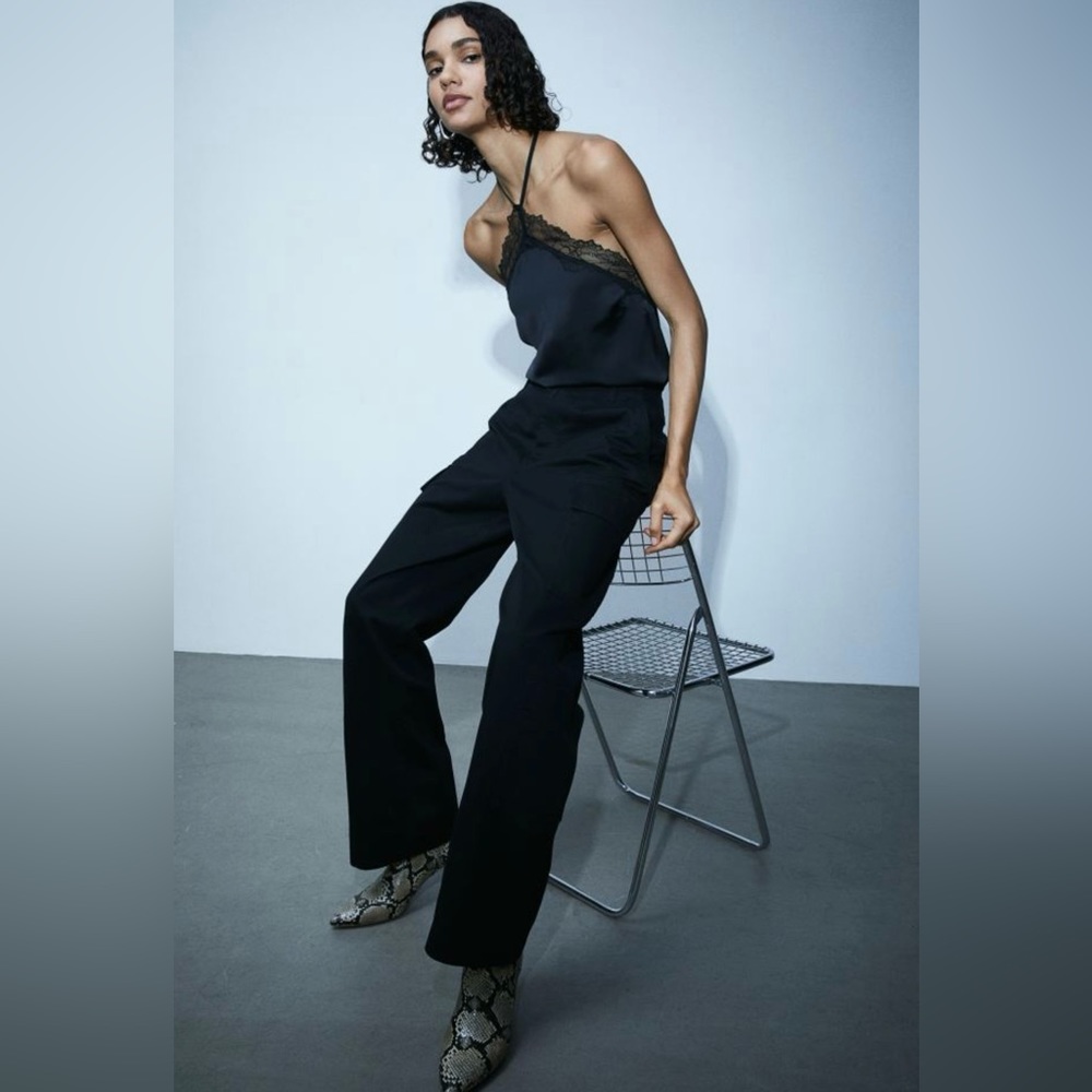 H&M High Rise Cargo Pants
